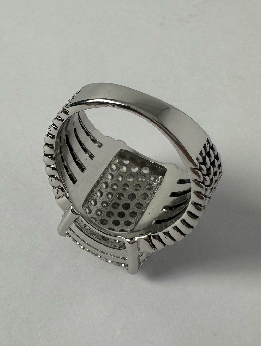 David Yurman Wheaton Pave Ring Size 9.25 - Picture 5 of 6